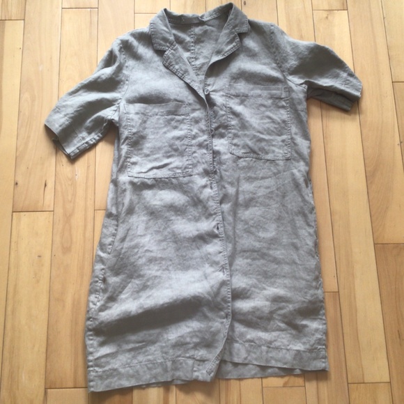 Everlane The Shirtdress in Linen - Picture 2 of 7